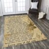 Deer I Never Left You Rug Sport Decor Gift Floor Decor Living Room Carpet Rug Area Rug - 04f8b26b1324