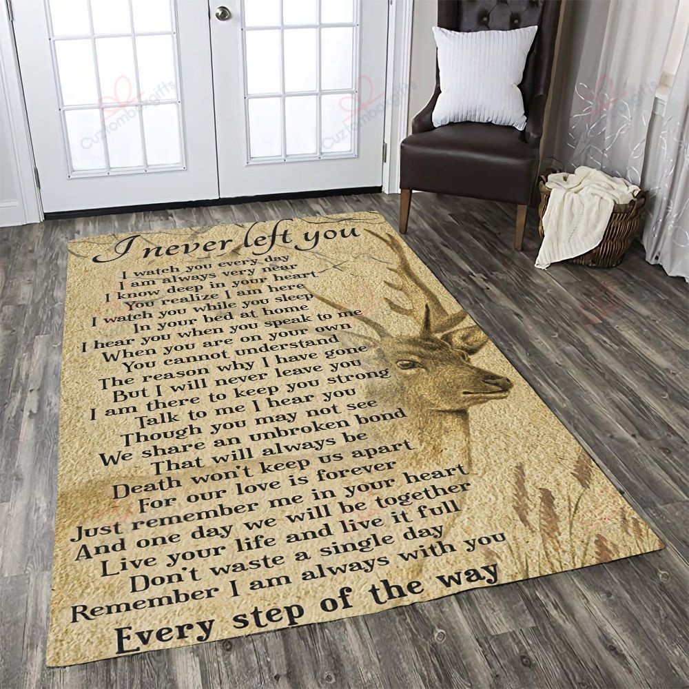 Deer I Never Left You Rug Sport Decor Gift Floor Decor Living Room Carpet Rug Area Rug - 04f8b26b1324 Deer I Never Left You Rug Sport Decor Gift Floor Decor Living Room Carpet Rug Area Rug - 04f8b26b1324
