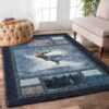 Deer In Fog Forest Rug Sport Decor Gift Floor Decor Living Room Carpet Rug Area Rug - 9d0e568ee396