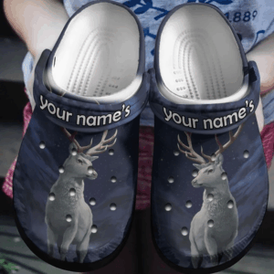Deer In The Dark Crocs Clog Shoes Crocbland Clog Birthday Gifts For Boy Girl Son Dauhgter