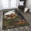 Deer In The Forest Rug Sport Decor Gift Floor Decor Living Room Carpet Rug Area Rug - 172faf2f3e74