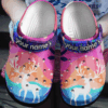 Deer In The Magical Colors Shoes Clog – Rainbow Hippie Deer Hunter Crocs Clog Crocbland Clog Birthday Gift For Woman Girl