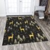 Deer In The Winter Rug Sport Decor Gift Floor Decor Living Room Carpet Rug Area Rug - 359d558598a7