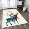 Deer Love You Forever Rug Sport Decor Gift Floor Decor Living Room Carpet Rug Area Rug - bc9be596ad3f