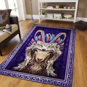 Deer Multicolor Rug Sport Decor Gift Floor Decor Living Room Carpet Rug Area Rug - 7141a18e12fd