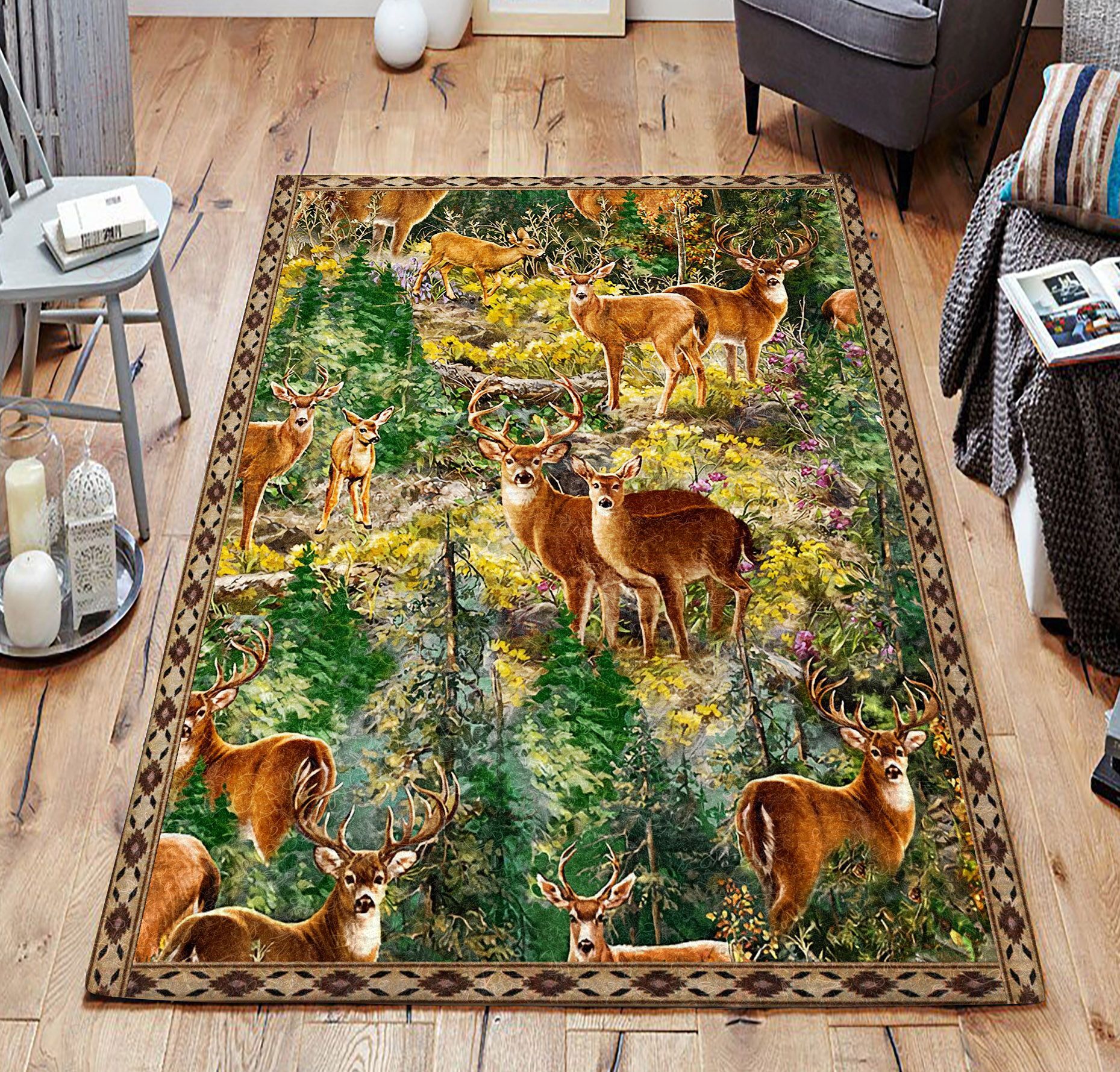 Deer Native Rug Sport Decor Gift Floor Decor Living Room Carpet Rug Area Rug - 519844000000 Deer Native Rug Sport Decor Gift Floor Decor Living Room Carpet Rug Area Rug - 519844000000