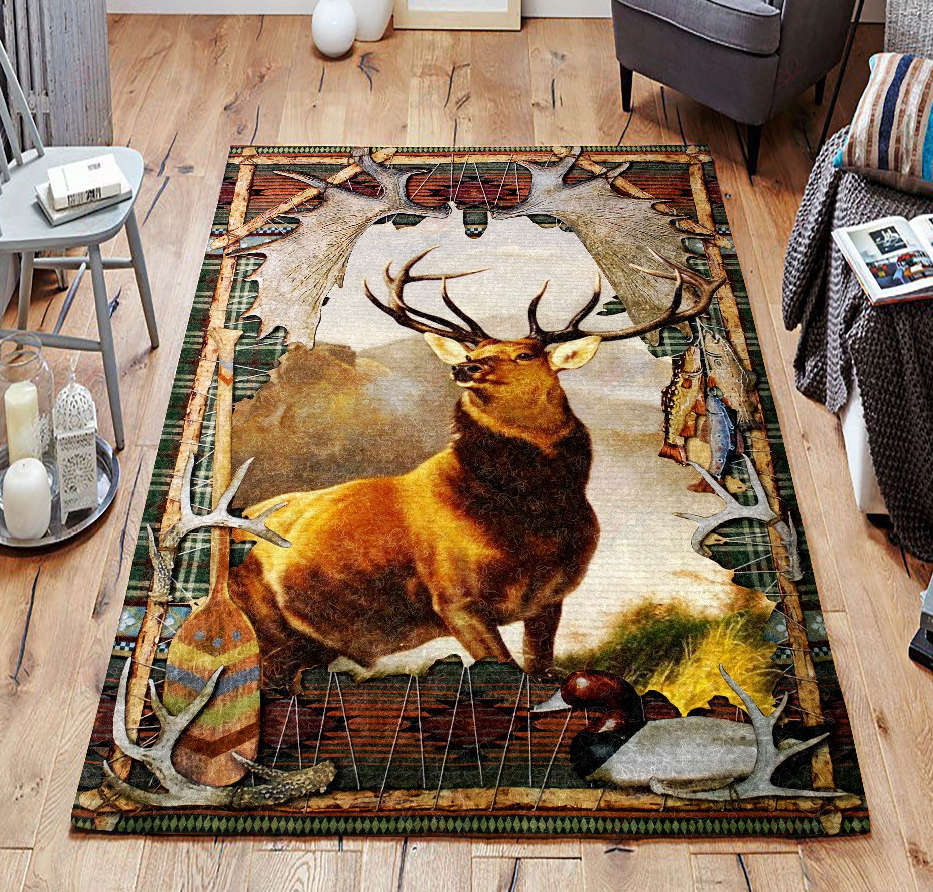 Deer Native Rug Sport Decor Gift Floor Decor Living Room Carpet Rug Area Rug - 0921b1625671 Deer Native Rug Sport Decor Gift Floor Decor Living Room Carpet Rug Area Rug - 0921b1625671