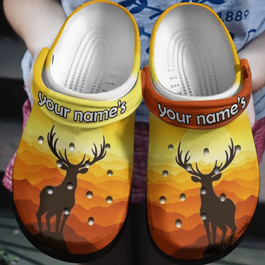 Deer On The Hillside Crocs Clog Shoes – Deer Mountain Shoes Crocbland Clog Birthday Gifts For Man Woman Deer On The Hillside Crocs Clog Shoes – Deer Mountain Shoes Crocbland Clog Birthday Gifts For Man Woman