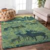 Deer Painting 6 Rug Sport Decor Gift Floor Decor Living Room Carpet Rug Area Rug - a7796037defe