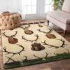 Deer Pattern 1 Rug Sport Decor Gift Floor Decor Living Room Carpet Rug Area Rug - 40f4803757a0