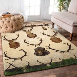 Deer Pattern 1 Rug Sport Decor Gift Floor Decor Living Room Carpet Rug Area Rug - 40f4803757a0