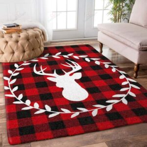 Deer Pattern 7 Rug Sport Decor Gift Floor Decor Living Room Carpet Rug Area Rug - e45aaf00a0e9