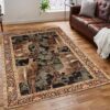 Deer Patterns Rug Sport Decor Gift Floor Decor Living Room Carpet Rug Area Rug - a56a401a3f06