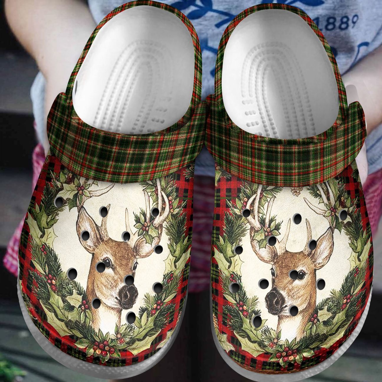 Deer Personalized Clog Custom Crocs Comfortablefashion Style Comfortable For Women Men Kid Print 3D Amazing Deer Deer Personalized Clog Custom Crocs Comfortablefashion Style Comfortable For Women Men Kid Print 3D Amazing Deer