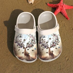 Deer Personalized Clog Custom Crocs Comfortablefashion Style Comfortable For Women Men Kid Print 3D Magical Deer