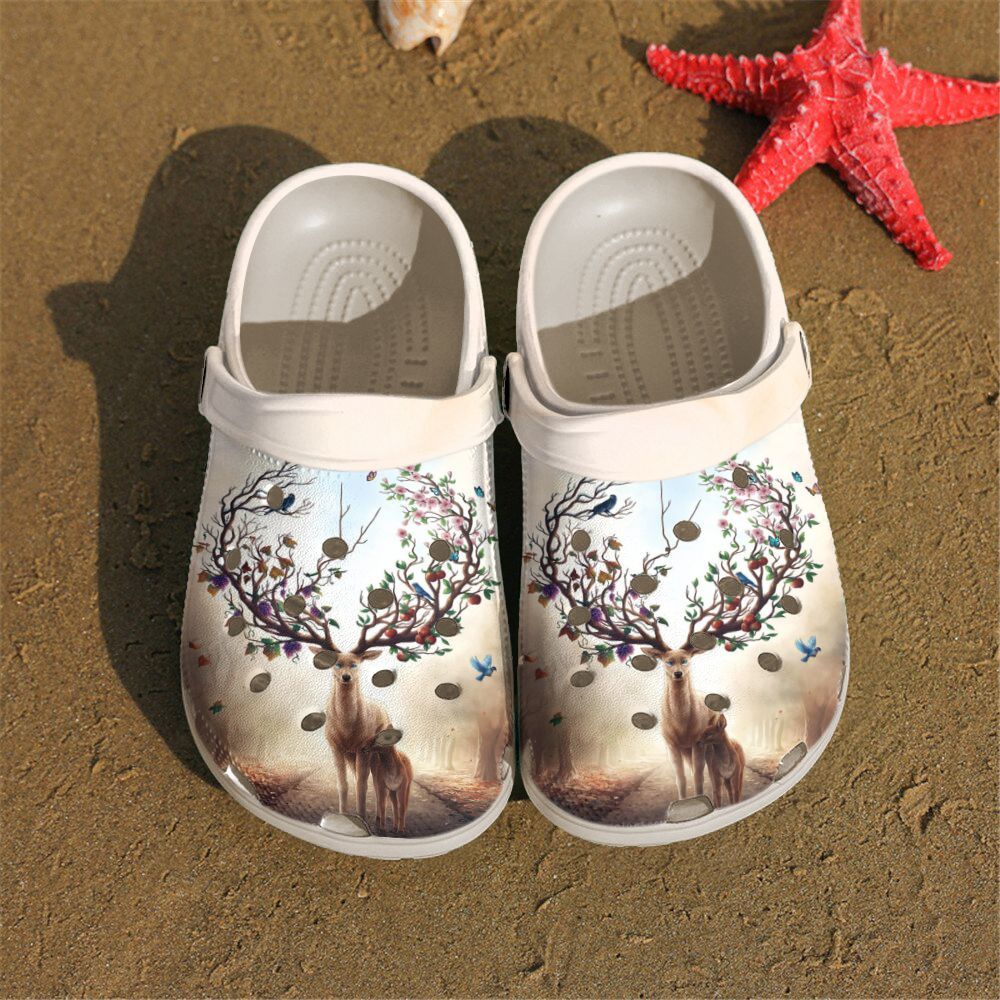 Deer Personalized Clog Custom Crocs Comfortablefashion Style Comfortable For Women Men Kid Print 3D Magical Deer Deer Personalized Clog Custom Crocs Comfortablefashion Style Comfortable For Women Men Kid Print 3D Magical Deer