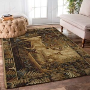 Deer Picture Rug Sport Decor Gift Floor Decor Living Room Carpet Rug Area Rug - 0c469dca535c