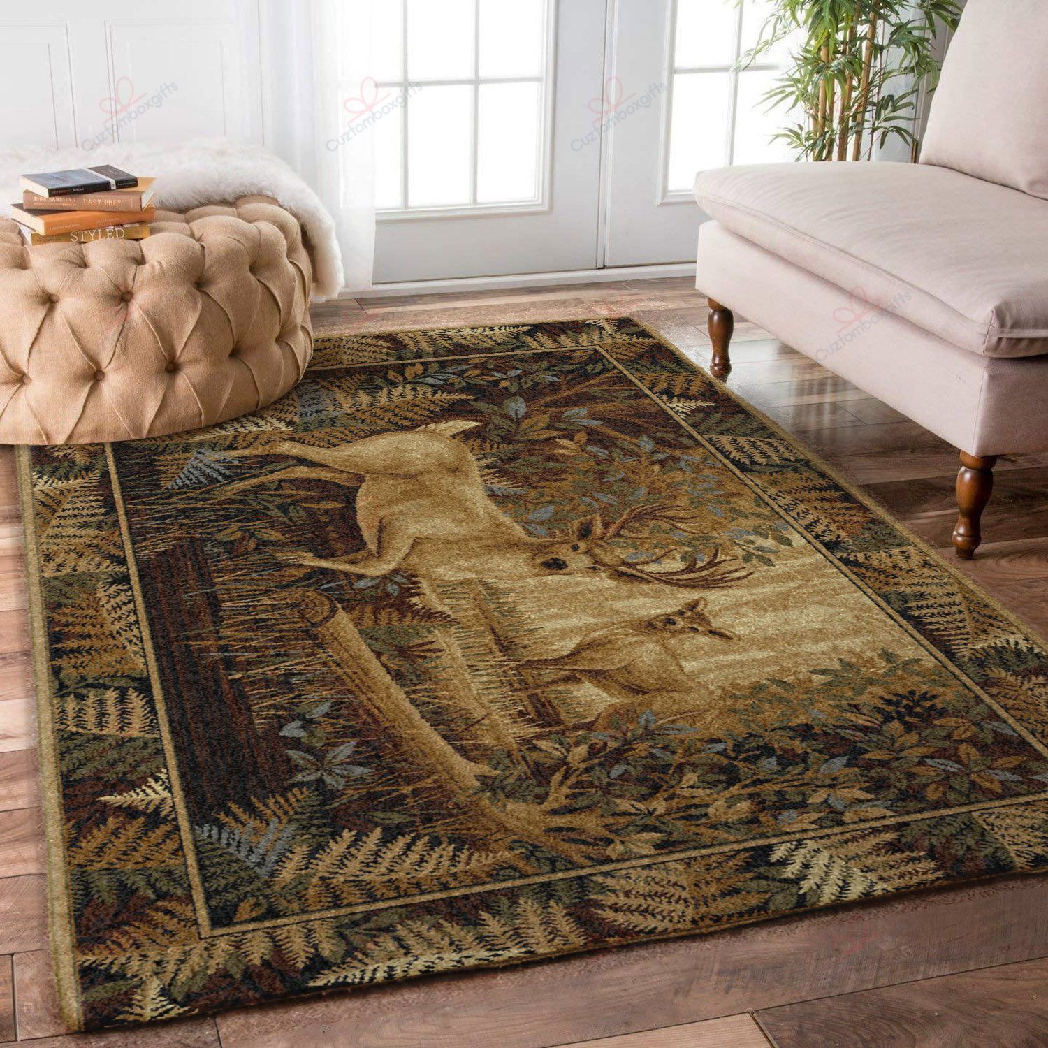Deer Picture Rug Sport Decor Gift Floor Decor Living Room Carpet Rug Area Rug - 0c469dca535c Deer Picture Rug Sport Decor Gift Floor Decor Living Room Carpet Rug Area Rug - 0c469dca535c