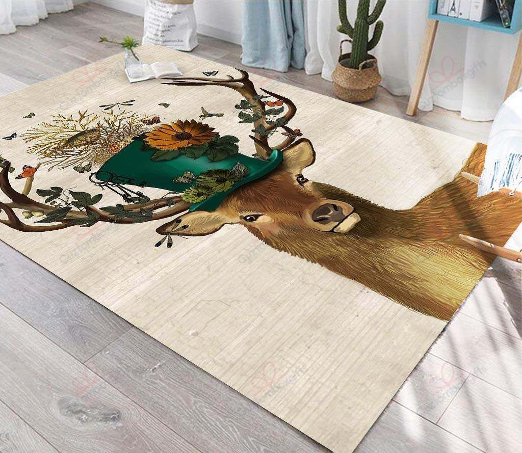 Deer Pretty Rug Sport Decor Gift Floor Decor Living Room Carpet Rug Area Rug - a7a7bf452fd1 Deer Pretty Rug Sport Decor Gift Floor Decor Living Room Carpet Rug Area Rug - a7a7bf452fd1