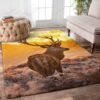 Deer Sunlight Rug Sport Decor Gift Floor Decor Living Room Carpet Rug Area Rug - 2305dcf3320a