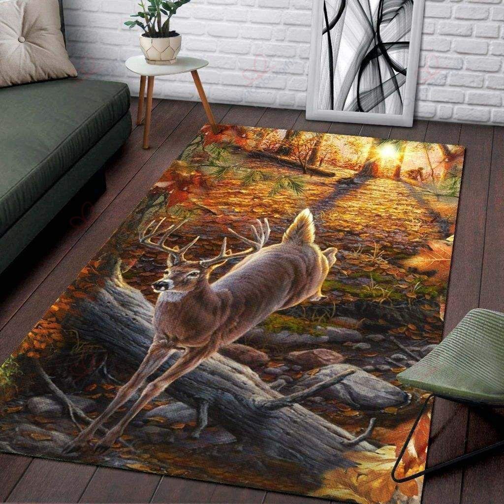 Deer Sunset Rug Sport Decor Gift Floor Decor Living Room Carpet Rug Area Rug - 977cc6e95a9d Deer Sunset Rug Sport Decor Gift Floor Decor Living Room Carpet Rug Area Rug - 977cc6e95a9d