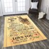 Deer To My Amazing Son Mom Rug Sport Decor Gift Floor Decor Living Room Carpet Rug Area Rug - ed3d3668e933