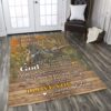 Deer To My Husband God Blessed The Broken Road Rug Sport Decor Gift Floor Decor Living Room Carpet Rug Area Rug - ce17692228e3