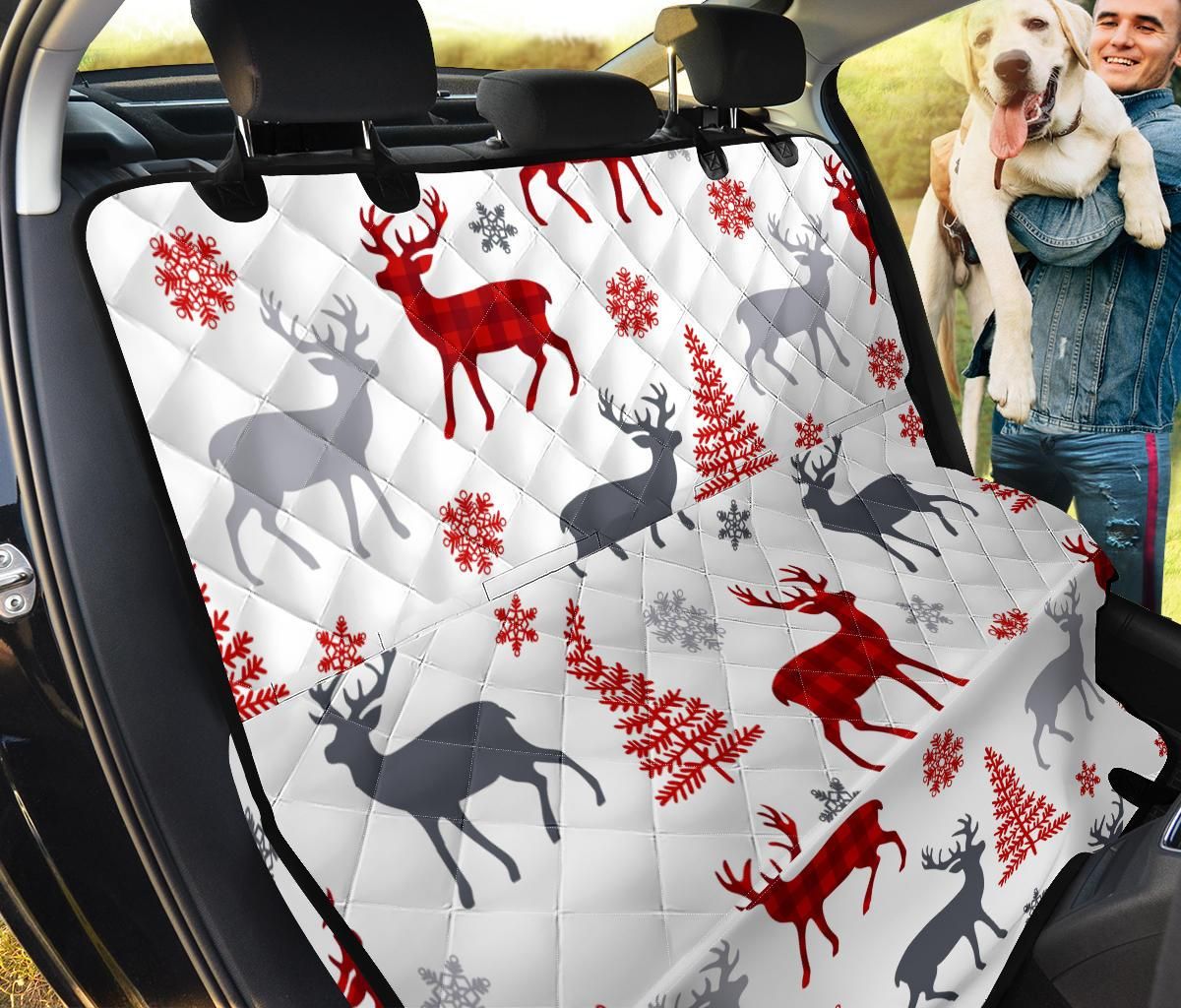Deer Tree Pattern Car Back Seat Cover Dog Car Seat Covers - 08d140ceaf29 Deer Tree Pattern Car Back Seat Cover Dog Car Seat Covers - 08d140ceaf29