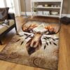 Deer Vintage Art Rug Sport Decor Gift Floor Decor Living Room Carpet Rug Area Rug - ec00223cafec