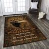Deer Welcome To The Man Cave Rug Sport Decor Gift Floor Decor Living Room Carpet Rug Area Rug - 3d0525196bd9