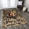 Deer You And Me We Got This Rug Sport Decor Gift Floor Decor Living Room Carpet Rug Area Rug - 8e7792d2aa0f