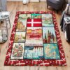 Denmark 2 Rug Sport Decor Gift Floor Decor Living Room Carpet Rug Area Rug - b43381faaa8c