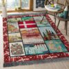 Denmark Copenhagen Rug Sport Decor Gift Floor Decor Living Room Carpet Rug Area Rug - b46fb341befd