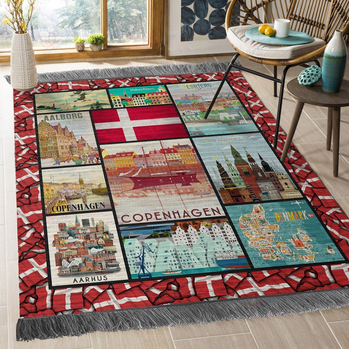 Denmark Copenhagen Rug Sport Decor Gift Floor Decor Living Room Carpet Rug Area Rug - b46fb341befd Denmark Copenhagen Rug Sport Decor Gift Floor Decor Living Room Carpet Rug Area Rug - b46fb341befd