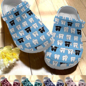 Dentist Crocs Clog Classic Clog Ninja Tooth Colors Shoes