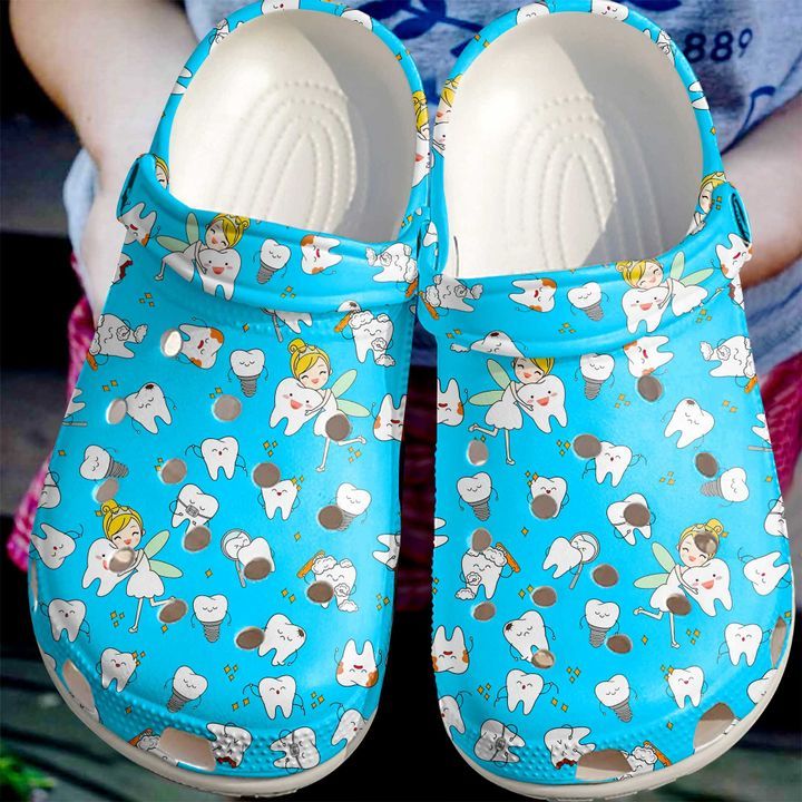 Dentist Cute Teeth Pattern Sku 760 Crocs Crocband Clog Comfortable For Mens Womens Classic Clog Water Shoes Dentist Cute Teeth Pattern Sku 760 Crocs Crocband Clog Comfortable For Mens Womens Classic Clog Water Shoes