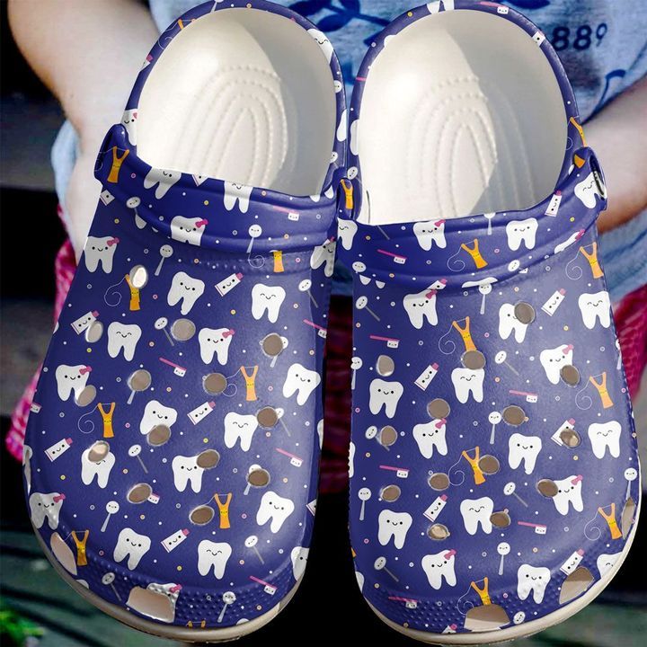 Dentist Cute Teeth Sku 761 Crocs Crocband Clog Comfortable For Mens Womens Classic Clog Water Shoes Dentist Cute Teeth Sku 761 Crocs Crocband Clog Comfortable For Mens Womens Classic Clog Water Shoes