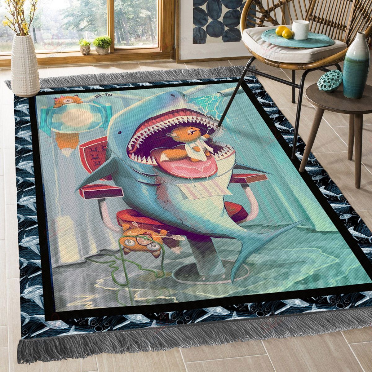 Dentist Is Taking Care Of A Baby Shark Rug Sport Decor Gift Floor Decor Living Room Carpet Rug Area Rug - 1e596c2a6485 Dentist Is Taking Care Of A Baby Shark Rug Sport Decor Gift Floor Decor Living Room Carpet Rug Area Rug - 1e596c2a6485