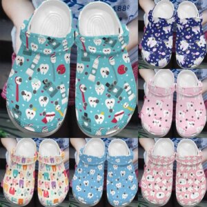 Dentist Personalize Clog Custom Crocs Fashionstyle Comfortable For Women Men Kid Print 3D Dentist Collection