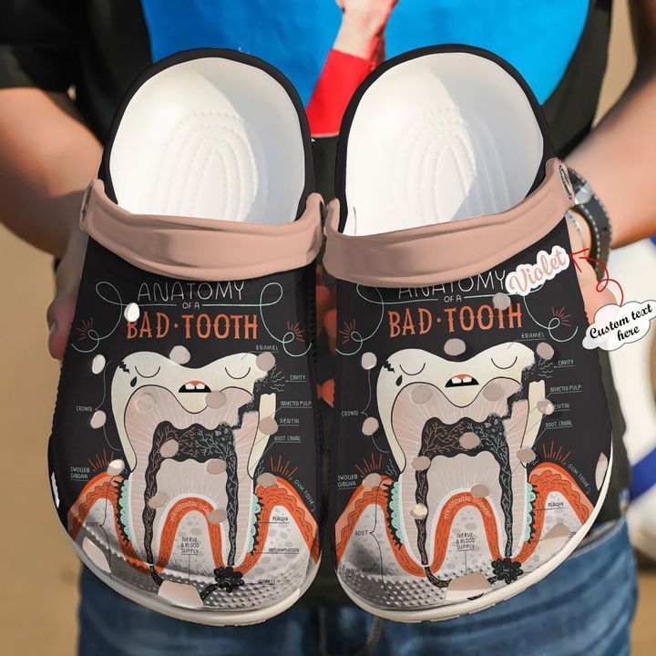 Dentist Personalized Bad Tooth Anatomy Sku 776 Crocs Crocband Clog Comfortable For Mens Womens Classic Clog Water Shoes Dentist Personalized Bad Tooth Anatomy Sku 776 Crocs Crocband Clog Comfortable For Mens Womens Classic Clog Water Shoes