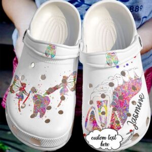 Dentist Personalized Brush Your Teeth Sku 777 Crocs Crocband Clog Comfortable For Mens Womens Classic Clog Water Shoes