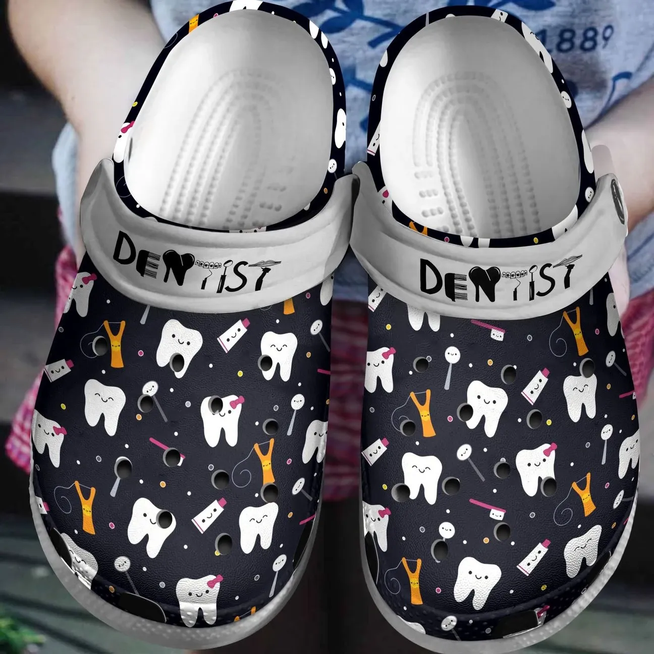 Dentist Personalized Clog Custom Crocs Comfortablefashion Style Comfortable For Women Men Kid Print 3D Cool Dentist Dentist Personalized Clog Custom Crocs Comfortablefashion Style Comfortable For Women Men Kid Print 3D Cool Dentist