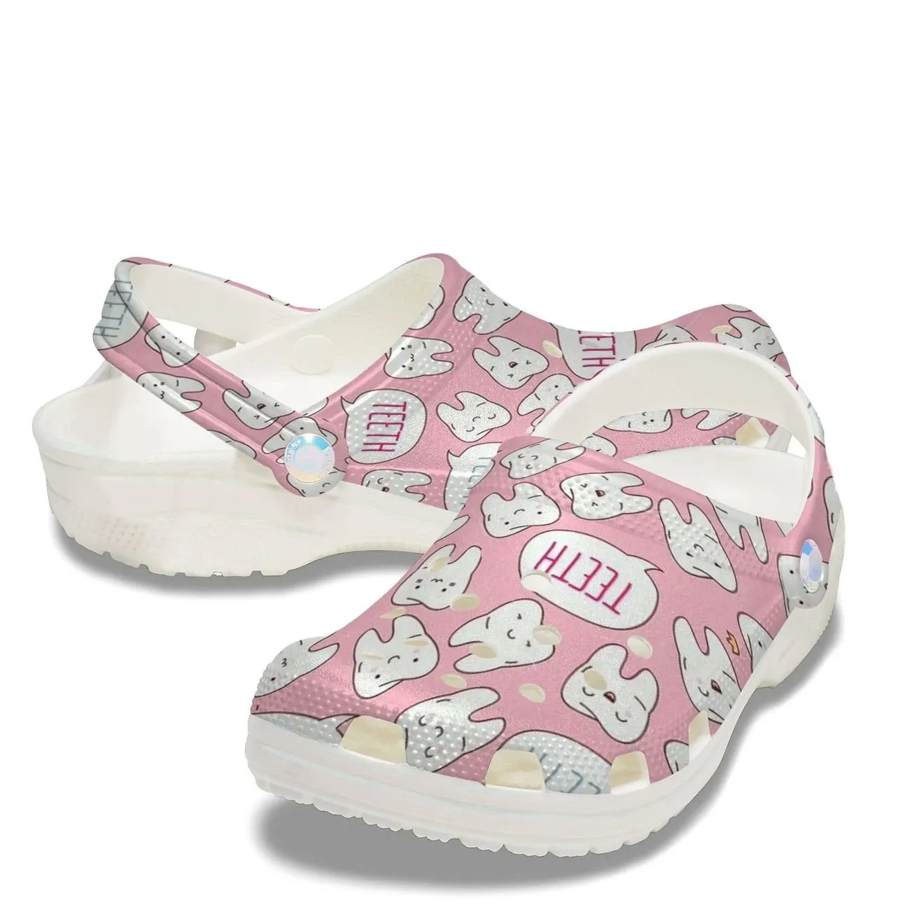 Dentist Personalized Clog Custom Crocs Comfortablefashion Style Comfortable For Women Men Kid Print 3D Cute Teeth Dentist Personalized Clog Custom Crocs Comfortablefashion Style Comfortable For Women Men Kid Print 3D Cute Teeth