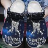 Dentist Personalized Clog Custom Crocs Comfortablefashion Style Comfortable For Women Men Kid Print 3D Dental Assistant