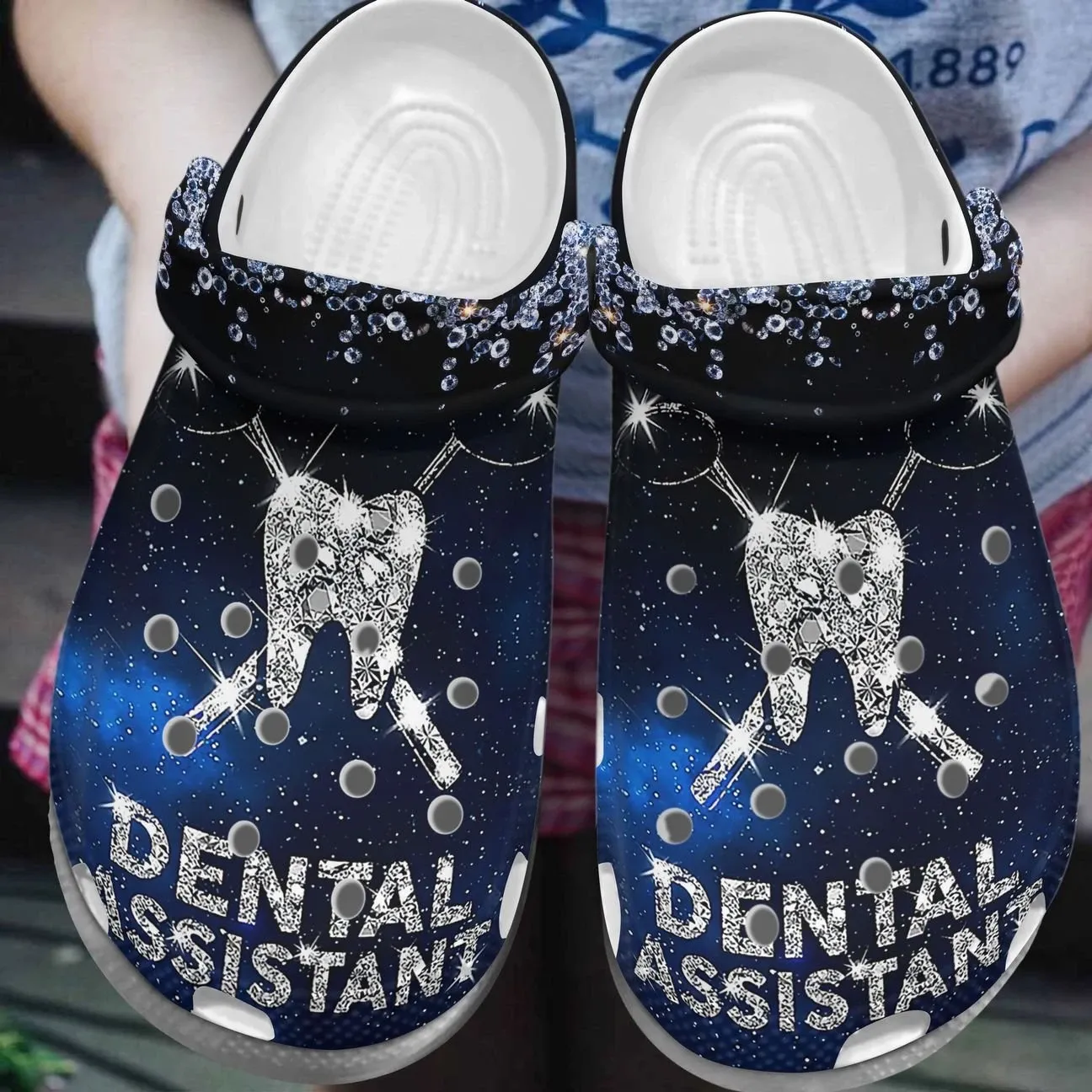 Dentist Personalized Clog Custom Crocs Comfortablefashion Style Comfortable For Women Men Kid Print 3D Dental Assistant Dentist Personalized Clog Custom Crocs Comfortablefashion Style Comfortable For Women Men Kid Print 3D Dental Assistant