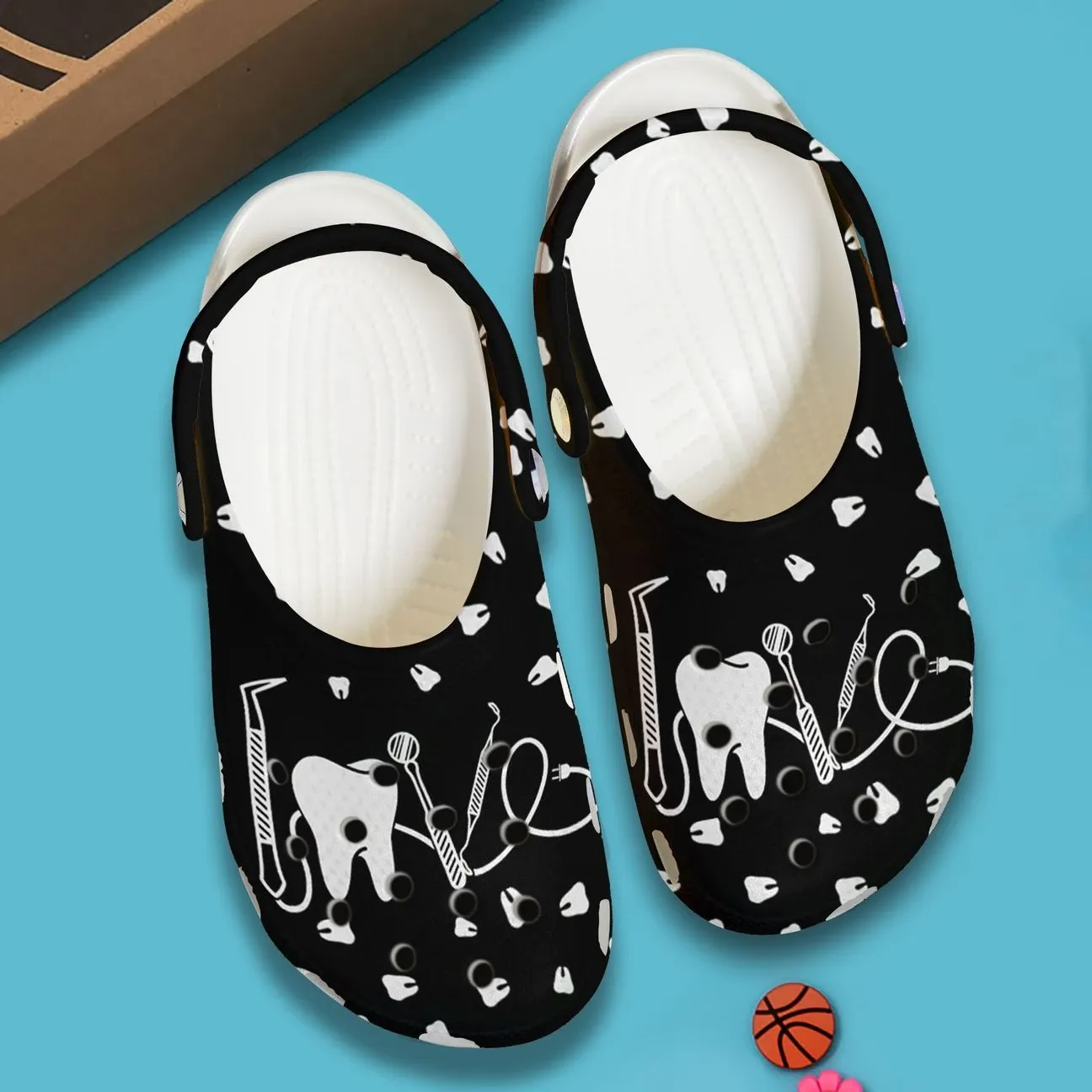 Dentist Personalized Clog Custom Crocs Comfortablefashion Style Comfortable For Women Men Kid Print 3D Love Dentist Personalized Clog Custom Crocs Comfortablefashion Style Comfortable For Women Men Kid Print 3D Love