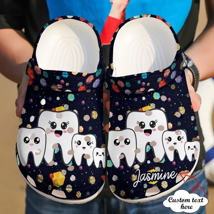 Dentist Personalized Teeth In The Galaxy Sku 796 Crocs Crocband Clog Comfortable For Mens Womens Classic Clog Water Shoes Dentist Personalized Teeth In The Galaxy Sku 796 Crocs Crocband Clog Comfortable For Mens Womens Classic Clog Water Shoes
