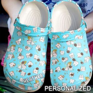 Dentist Personalized Tooth Fairy Sku 826 Crocs Crocband Clog Comfortable For Mens Womens Classic Clog Water Shoes
