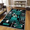 Dentist Smile It Lets Your Teeth Breathe Rug Sport Decor Gift Floor Decor Living Room Carpet Rug Area Rug - fafa4b902c33