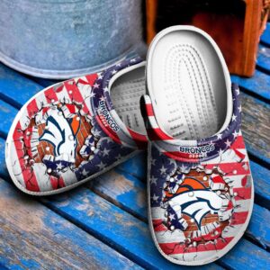 Denver Broncos Crocs Clog Clog Shoes